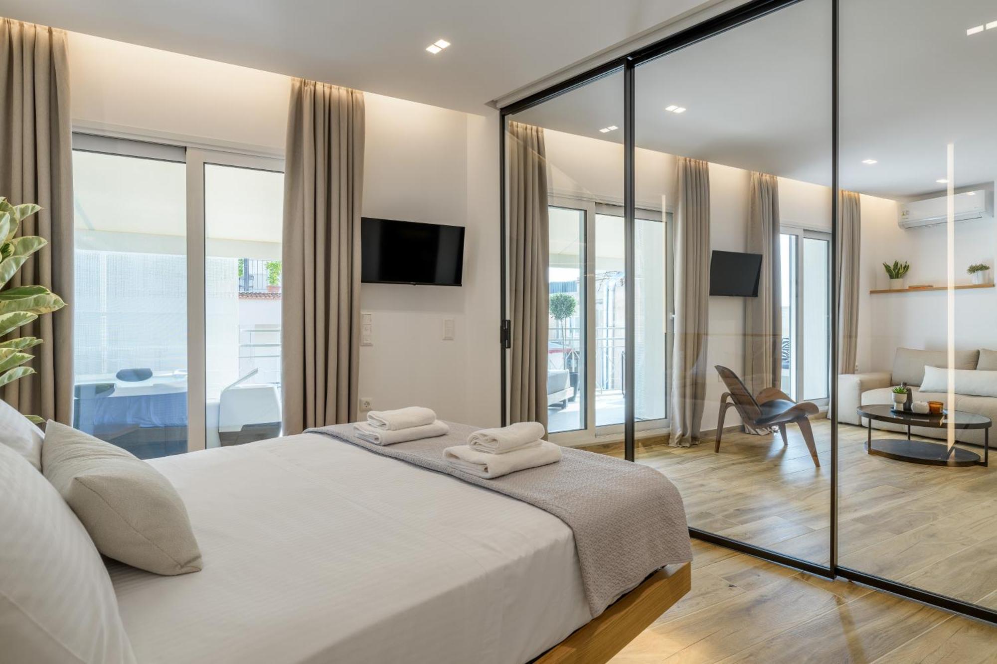 Central Sunny Loft With Plunge Pool Athen Exterior foto